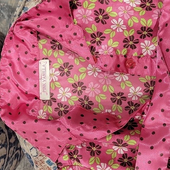 Pink Vanilla satin dress - Picture 2 of 2